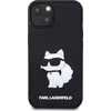 Karl Lagerfeld KLHCP14M3DRKHNK Apple iPhone 14 Plus / 15 Plus 6.7″ juodos spalvos kietas dėklas Rubber Choupette 3