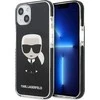 Apple iPhone 13 Mini Karl Lagerfeld dėklas Iconik Karl (KLHCP13STPEIKK) juodos spalvos