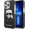 Apple iPhone 13 Pro Karl Lagerfeld dėklas Iconik Karl (KLHCP13LTPEIKK) juodos spalvos