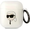 Apple AirPods ausinių dėklas Karl Lagerfeld Karl`s Head (KLA2HNIKTCT) skaidrus
