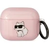 Apple AirPods 3 Karl Lagerfeld Ikonik Choupette (KLA3HNCHTCP) ausinių dėklas rožinės spalvos