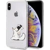Apple iPhone XS Max Karl Lagerfeld dėklas Choupette Fun (KLHCI65CFNRC) skaidrus