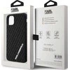 Karl Lagerfeld KLHCN613DMKRLK Apple iPhone 11/ Xr 6.1″ juodos spalvos kietas dėklas 3D Rubber Multi Logo