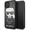 Dėklas Karl Lagerfeld KLHCN61IKPUBK iPhone 11 6,1 "/XRhardcase juoda/juodasis Ikonic Karl Fullbody