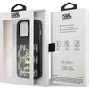 Karl Lagerfeld KLHCP13LCANCNK Apple iPhone 13 Pro / 13 6,1″ kietas dėklas juodos spalvos Karlimals Cardslot