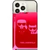 Karl Lagerfeld KLHCP13LTGKCK Apple iPhone 13 Pro / 13 6,1″ kietas dėklas juodos spalvos Gradient Ikonik Karl & Cho