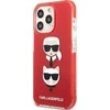 Apple iPhone 13 Pro Karl Lagerfeld dėklas Karl&Choupette Head (KLHCP13LTPE2TR) raudonos spalvos