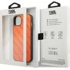 Karl Lagerfeld KLHCP13MPTLO Apple iPhone 13 / 14 / 15 6,1″ kietas dėklas oranžinis Perforated Allover