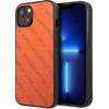 Karl Lagerfeld KLHCP13MPTLO Apple iPhone 13 / 14 / 15 6,1″ kietas dėklas oranžinis Perforated Allover
