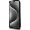 Apple iPhone 15 Pro Karl Lagerfeld dėklas Silicone Metal Script Logo (KLHCP15LSCMSMVK) juodos spalvos