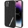 Karl Lagerfeld KLHCP15S3DMKRLK Apple iPhone 15/ 14 / 13 6.1″ juodos spalvos kietas dėklas 3D Rubber Multi Logo