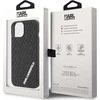 Karl Lagerfeld KLHCP15S3DMKRLK Apple iPhone 15/ 14 / 13 6.1″ juodos spalvos kietas dėklas 3D Rubber Multi Logo