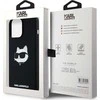 Apple iPhone 15 Pro Max Karl Lagerfeld dėklas Silicone Choupette Head (KLHMP15XSCHPPLK)