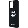 Apple iPhone 15 Pro Max Karl Lagerfeld dėklas Silicone Choupette Head (KLHMP15XSCHPPLK)