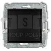 Karlik Elektrotechnik 12IWP-4 ICON Jungiklio mechanizmas, įprastai atidarytas, varpelis, matinė juoda 12IWP-4