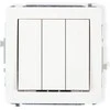 Karlik DECO triple- balta pleistro jungtis (DWP-7)