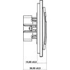 Karlik Deco antenA lizdai vieno SAT balta (DGF-1.1)