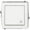 Karlik Deco mygtukas / lengvas / baltas (DWP-5)
