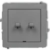 Karlik DECO American-stile žvakidė jungtis pilka kilimėlis 27DWPUS-2