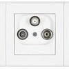 Karlik FLEXI RTV-SAT galutinis antenos lizdas 1,5 dB grafitas 11FGS
