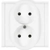 Karlik Elektrotechnik FGP-2p FLEXI Dvigubas lizdas b/u baltas FGP-2p