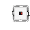 Karlik ICON Garso kolonėlės lizdo mechanizmas, vienvietis, be aprašymo lauko, baltas IGGBO-1