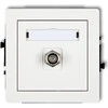 Karlik Deco antenA lizdai vieno SAT balta (DGF-1.1)