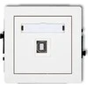 Karlik USB-AB lizdas Karlik Deco DGUSB-3 single 2.0 baltas
