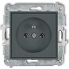 Karlik Elektrotechnik Karlik Lizdų mechanizmas Karlik Mini 28MGP-1Z, įleidžiamas, vienas, su įžeminimu, be srovės kelio sklendių, grafito matinis
