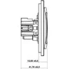Karlik Elektrotechnik 27DGP-1p DECO Lizdas vienvietis be rutulinio kilimėlio 27DGP-1p