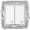 Karlik Elektrotechnik Karlik Dvigubo kryžminio jungties mechanizmas, baltas MWP-66