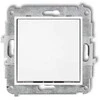 Karlik Elektrotechnik 25IWP-3.1 ICON Laiptų perjungimo mechanizmas (vienas mygtukas be piktogramos) matinė balta 25IWP-3.1