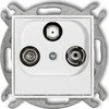 Karlik MINI antenos lizdas RTV-SAT galutinis 1,5dB baltas MGS