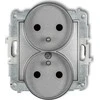 Karlik MINI Dvigubas lizdas, sidabrinis metalinis 7MGPR-2z