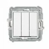 Karlik Elektrotechnik 25MWP-7 MINI Trigubo jungties mechanizmas, matinė balta 25MWP-7
