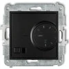 Karlik MINI Elektroninis temperatūros reguliatorius su oro jutikliu matinės juodos spalvos 12MRT-2