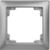 Karlik Elektrotechnik 7DRSO-1 DECO Universalus viengubas rėmas pagamintas iš DECO Soft sidabrinė metalic 7DRSO-1