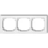 Karlik Elektrotechnik DRSO-3 DECO Universalus trigubas rėmas pagamintas iš DECO Soft balta DRSO-3