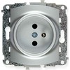 Karlik Elektrotechnik Karlik TREND Vienvietis lizdas su 2P+Z sidabriniu 5GP-1z