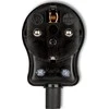 Karlik Elektrotechnik WK-1usc KIŠTUKAI UNI-SCHUKO kampinis kištukas, prisukamas juoda WK-1usc
