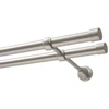 Karpol Dvigubas karnizas fi 19 MM chromas satinas 480 CM Luna Kowalski