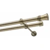 Karpol Dvigubas karnizas FI 19 MM senovinio žalvario spalvos 400 CM CAPRI KOWALSKI
