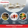Podgrzewacz Maisto šildytuvas, stiklas + nerūdijantis plienas, 2 x 1,5 l, Klausberg, kb-7922
