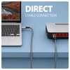AXAGON ADE-CM50 USB-C 5Gbps - Gigabit Ethernet adapter with integrated CAT6 RJ-45 network cable (5 m), Asix AX88179B