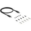 Karta jungiama į tinklą Delock 3 Port USB 5 Gbps Hub + RJ45 Gigabit LAN PoE++ Port złącze hosta USB Type-C™ w obudowie metalowej i 1,5 kV Isolation