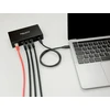 Karta jungiama į tinklą Delock 3 Port USB 5 Gbps Hub + RJ45 Gigabit LAN PoE++ Port złącze hosta USB Type-C™ w obudowie metalowej i 1,5 kV Isolation