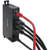 Karta jungiama į tinklą Delock 3 Port USB 5 Gbps Hub + RJ45 Gigabit LAN PoE++ Port złącze hosta USB Type-C™ w obudowie metalowej i 1,5 kV Isolation