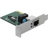 DELOCK Gigabit LAN 1x RJ45 + žemo profilio Delock