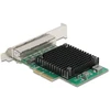 Delock PCI Express x4 Netzwerkkarte 2,5 Gigabit LAN 4 x RJ45 RTL8125