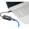 Karta jungiama į tinklą Eaton Eaton Tripp Lite Series USB C to Gigabit Ethernet Adapteris USB Type C to Gbe 10/100/1000 - Netzwerkadapter - USB-C 3.1 - Gigabit Ethernet - Juodas